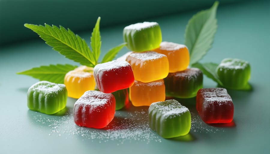 Pregnant woman's hands protectively placed on belly in contemplative gesture